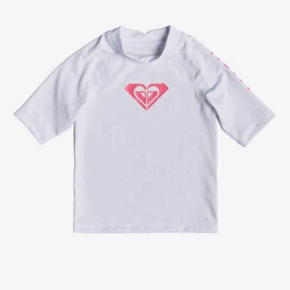 Roxy girls Whole Hearted Short Sleeve Rashguard